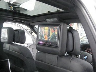 Bmw 5 series dvd headrest